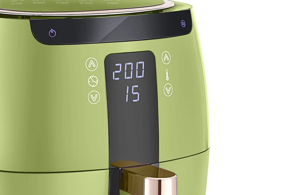 Swiss Pro Plus Digital Air Fryer , 7 Liter , 1750 Watt Green - SP-AF1750