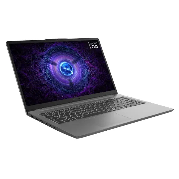 لاب توب لينوفو LOQ 15IAX9E - 83LK0071ED ، معالج انتل كور i5-12450HX 15.6 بوصة ، هارد 512 جيجا بايت SSD ، رام 16 جيجا بايت ، كارت شاشة انفيديا جي فورس RTX 4050 ،فري دوس - رمادي لونا