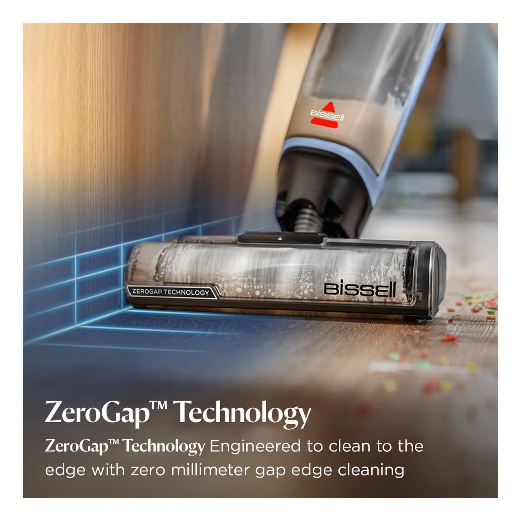 Bissell CrossWave Edge Bagless Carpet Cleaner White Black - 4088K