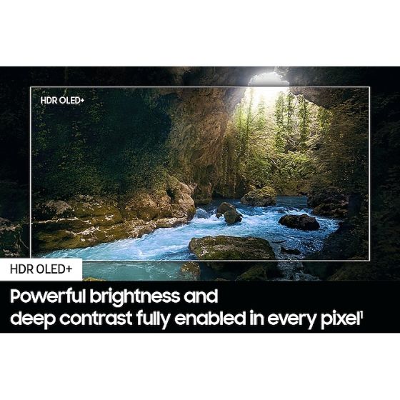 شاشة تلفزيون سمارت سامسونج ، مقاس 55 بوصة ، OLED ، دقة 4K UHD ، بريسيفر داخلي
