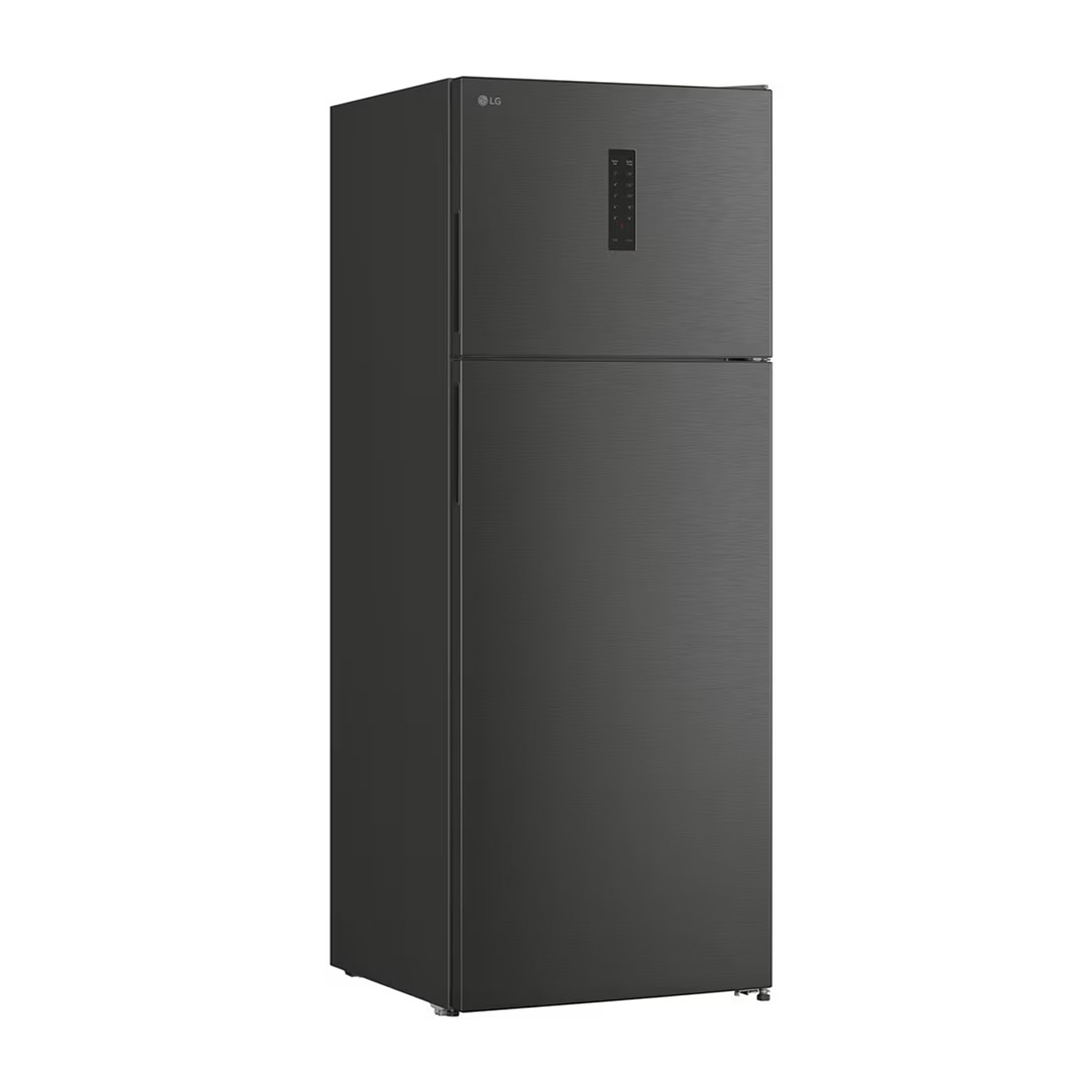 LG NoFrost Top Freezer Refrigerator , 450 Liter Inverter Motor , Black - GTF452SSAN