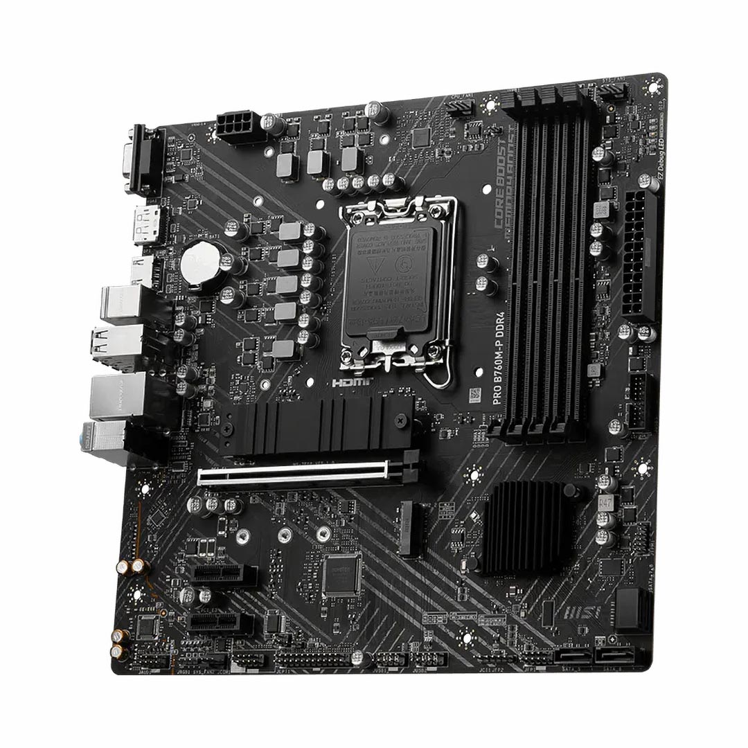 ماذر بورد ام اس اي برو B760M-P ، Intel ، mATX - اسود