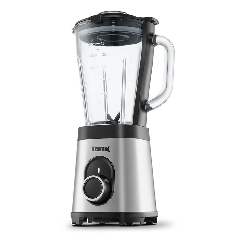 Tank Super Countertop Blender 1.5 Liter 800 Watt Black Silver - YB-S62k GR