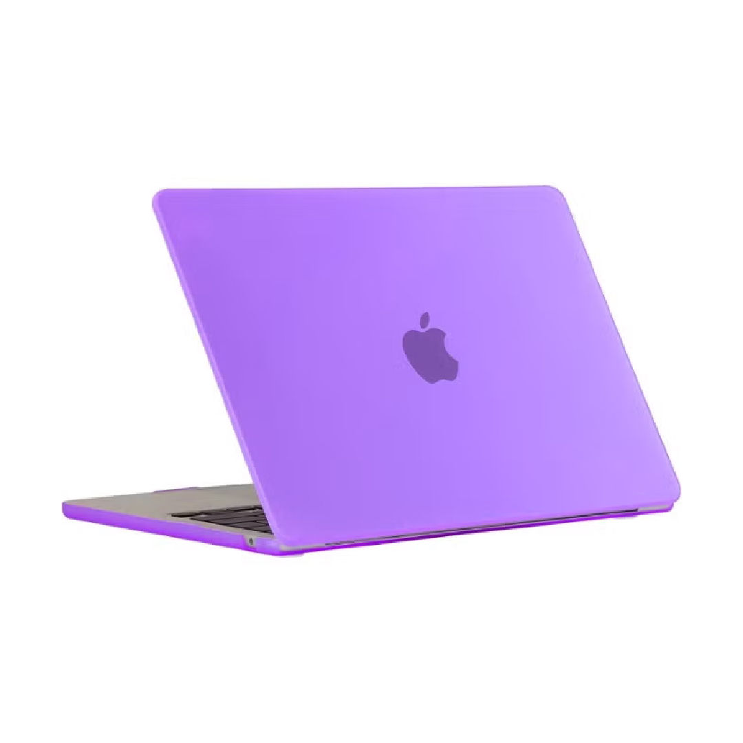 Generic Hard Shell Laptop Case with Screen Protector for Macbook Air 15-Inch , Purple