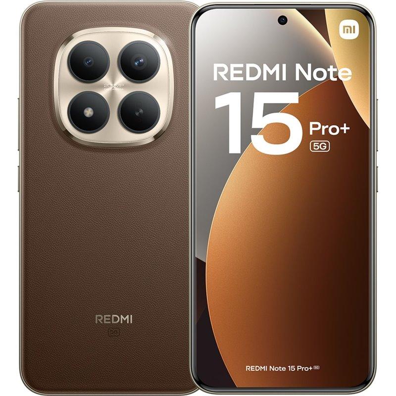 شاومي ريدمي نوت 15 برو بلس، مساحة 512GB، رام 12GB، يدعم شبكات 5G، بشريحتين اتصال - بني موكا