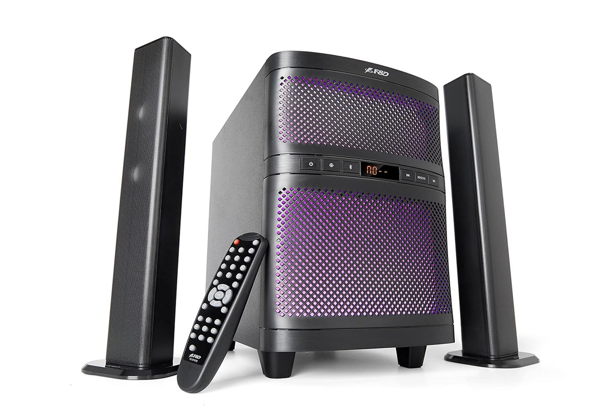 F&D Wireless Subwoofer , 3 Units , Black - T200X