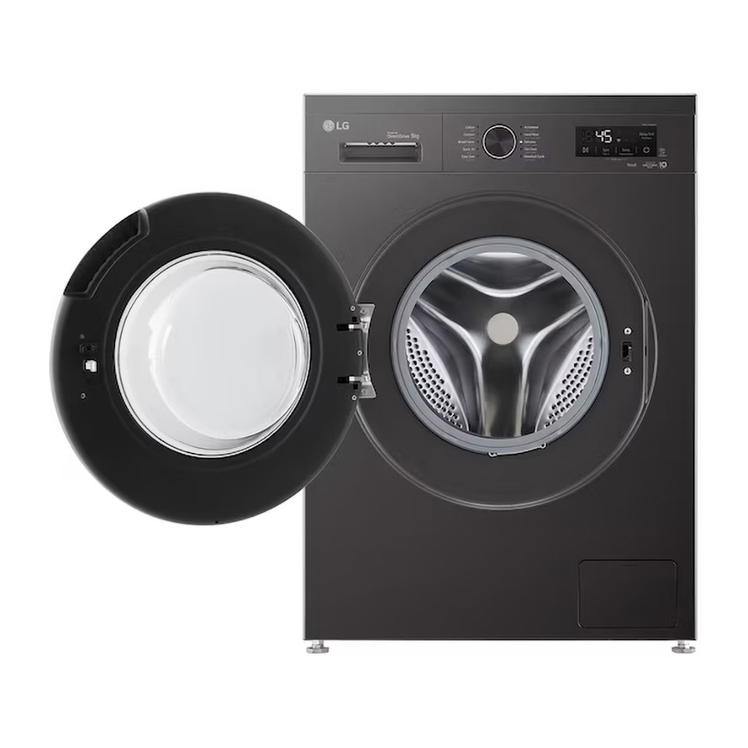 LG Inverter Front Load Washing Machine , 9 kg , Platinum Black - F4Y2VYGYZ