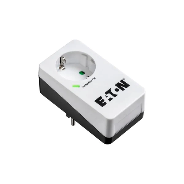 Eaton PB1D Protection Box for Computers, TVs, gaming consoles , Black White