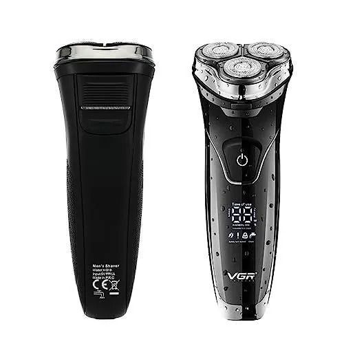 VGR Professional Cordless Foil Shaver Wet & Dry Black - V-318