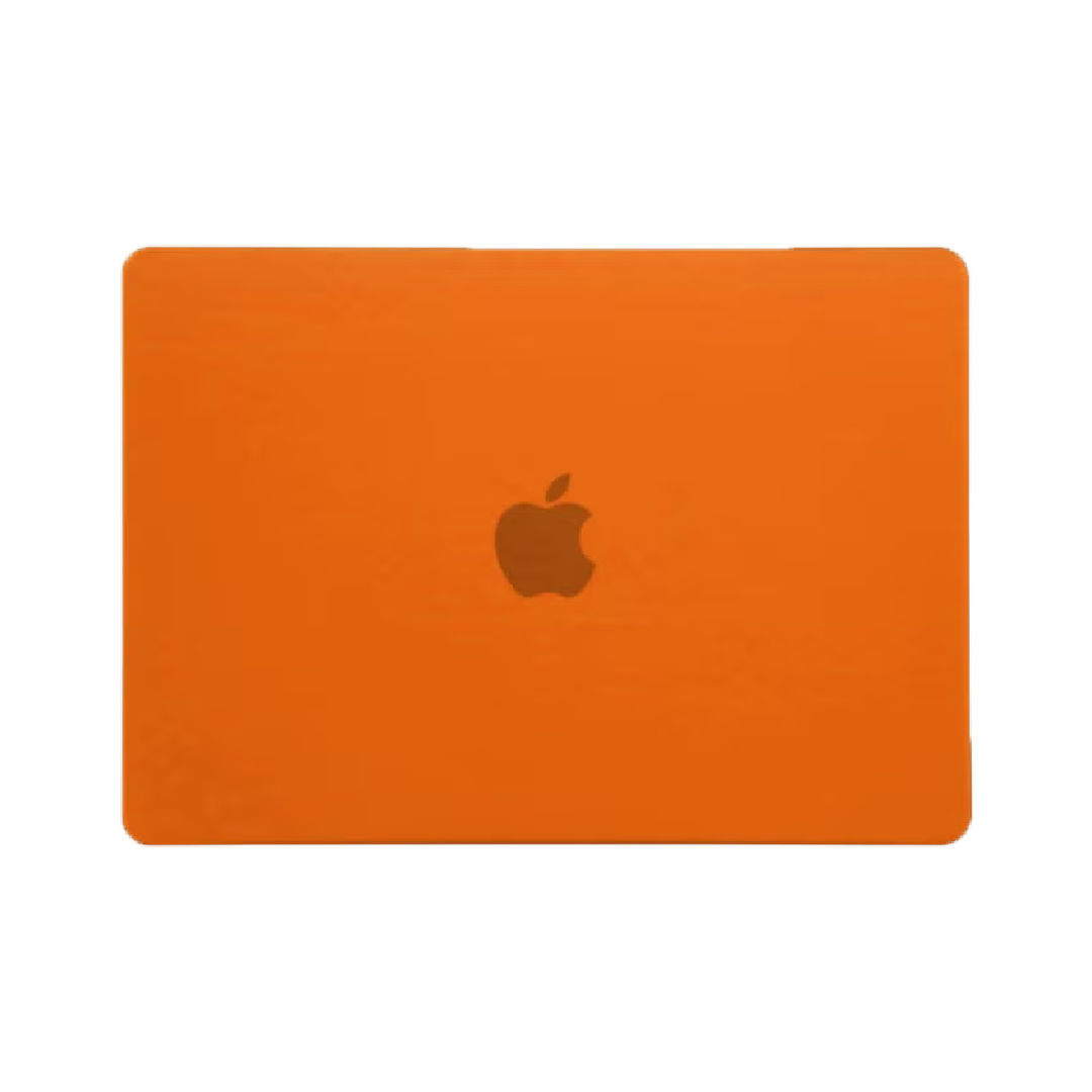 Generic Hard Shell Laptop Case with Screen Protector for Macbook Air 15-Inch , Crystal Orange