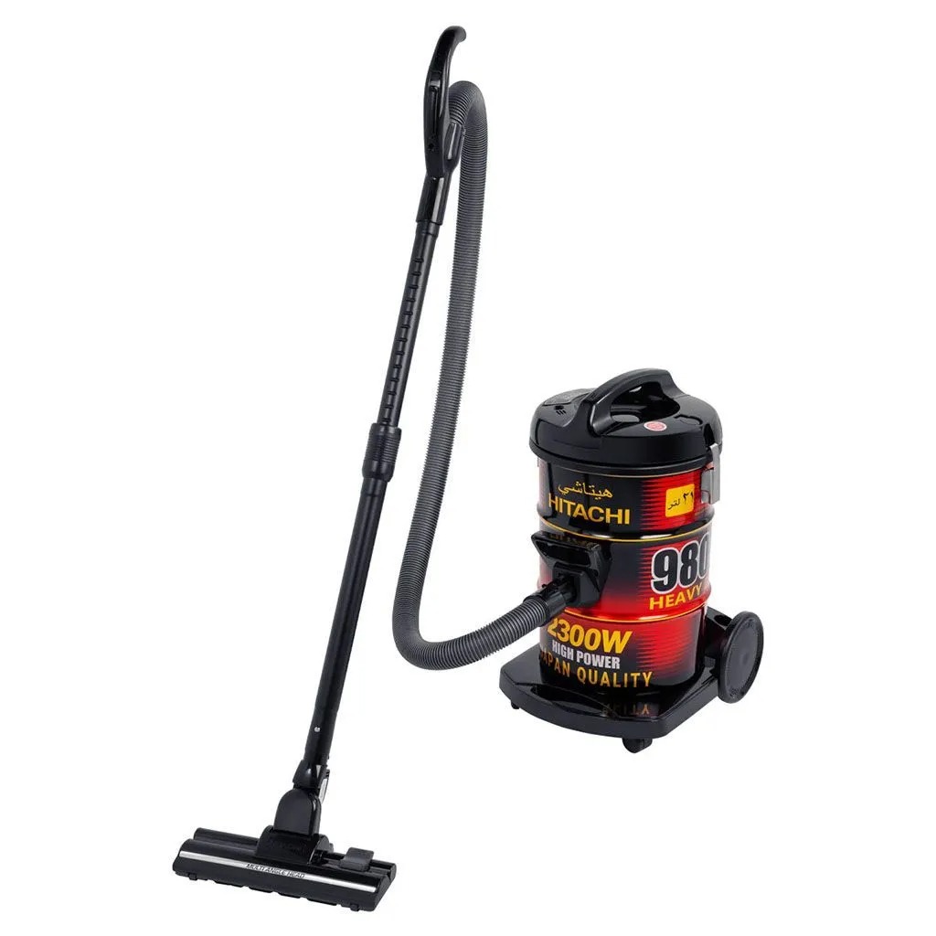 Hitachi Drum Vacuum Cleaner , Red Black - CV-980TJBKRFEG