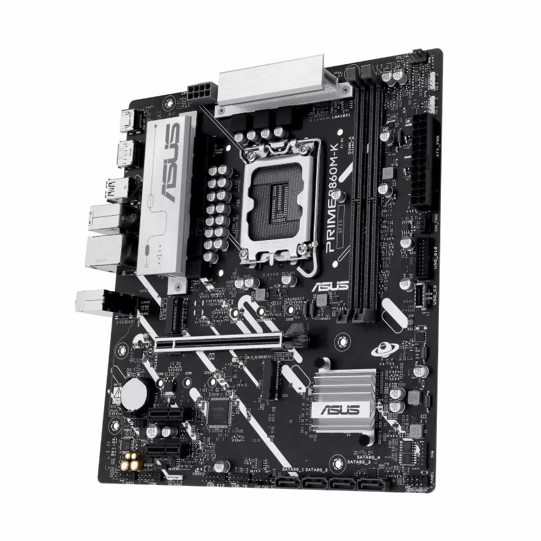 Asus PRIME B860M-K Motherboard , Intel mATX Black