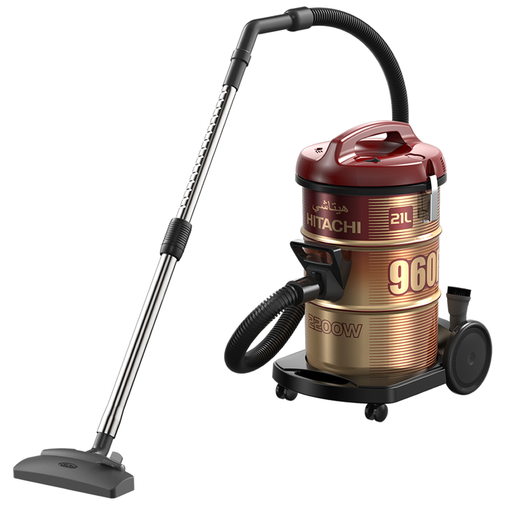 مكنسة برميل هيتاشي ، احمر - CV-960F SS220 WR