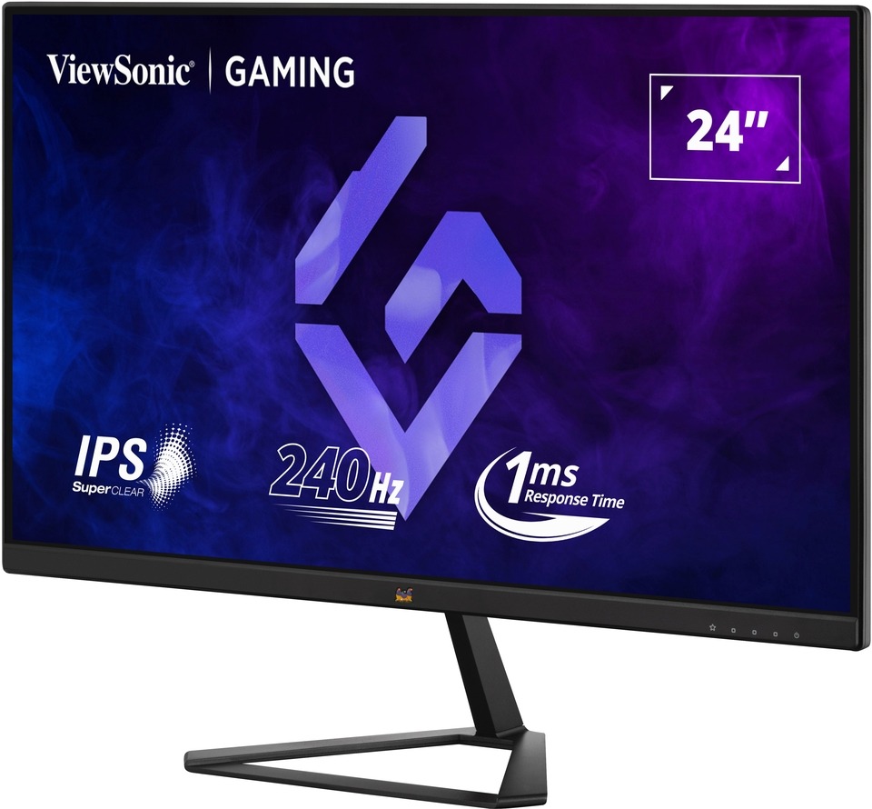 شاشة جيمنج فيوسونيك VX2479A-HD-PRO ، مقاس 24 بوصة ، معدل تحديث 240 هرتز ، معدل استجابة 1 مللي ثانية ، اسود