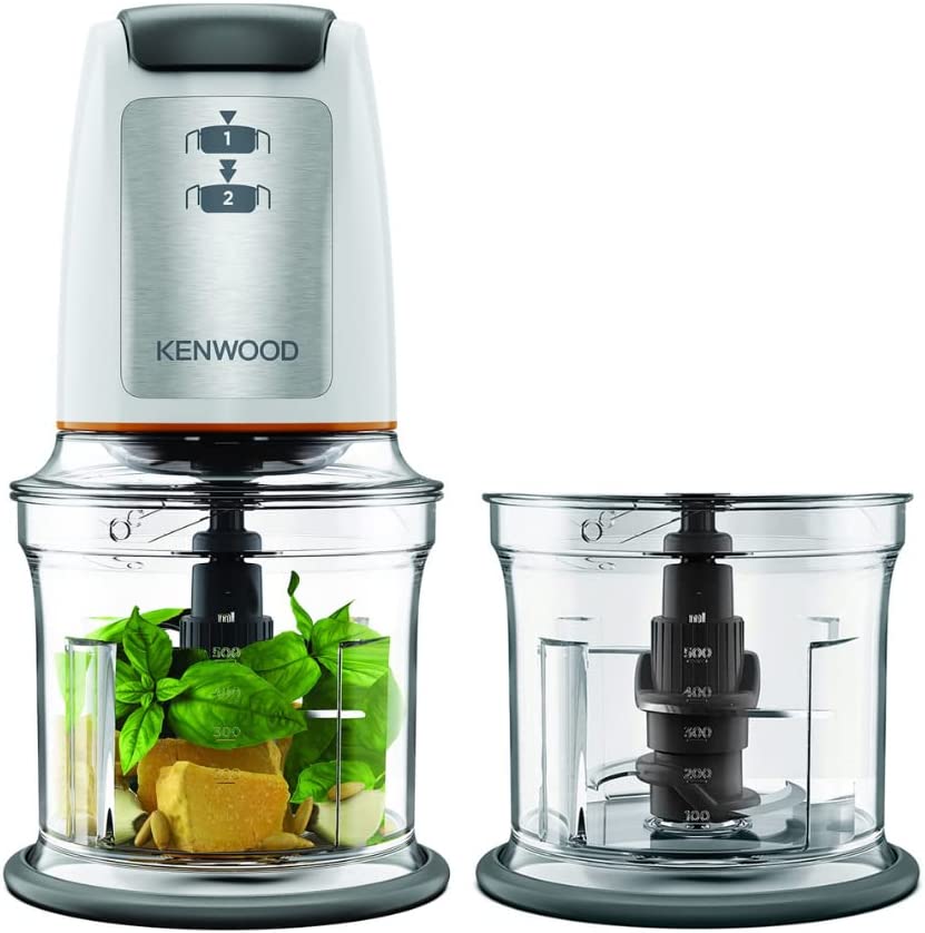 Kenwood Electric Chopper , 500 Watt White Silver - CHP61.2WH