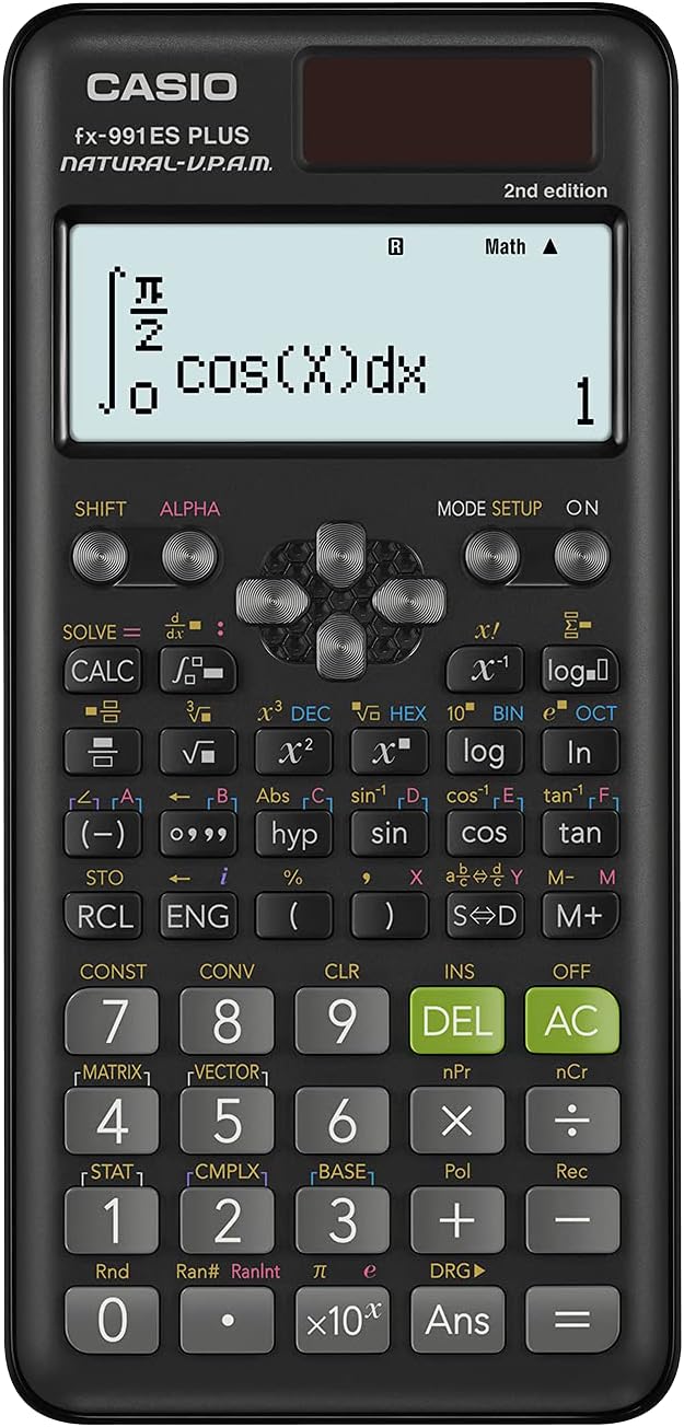 الة حاسبة علمية كاسيو ،اسود - fx-991ES PLUS