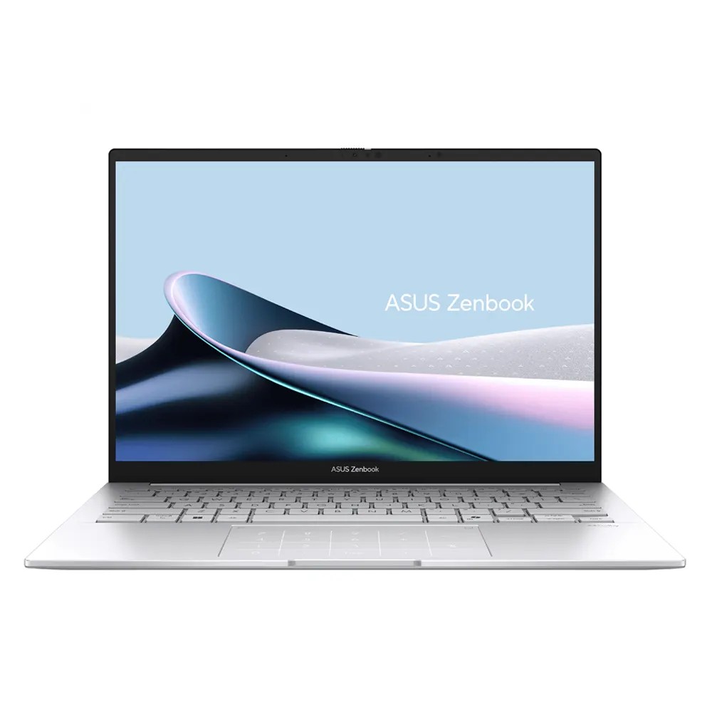 لاب توب اسوس زين بوك 14 - UX3405CA-NT319W ، معالج انتل كور الترا 9 285H 14 بوصة ، هارد 1 تيرا بايت SSD ، رام 32 جيجا بايت ، كارت شاشة انتل Arc جرافيكس ،ويندوز 11 - فضي فوجي
