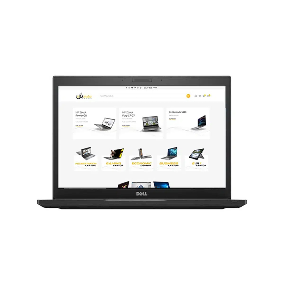 لاب توب استيراد ديل لاتيتيود 7480 ، معالج انتل كور i5-7300U ، هارد 256 جيجا بايت SSD ، رام 8 جيجا بايت ، كارت شاشة انتل HD جرافيكس