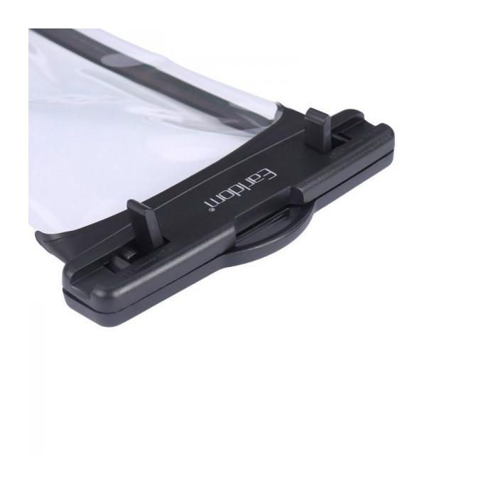 Earldom TPU front with sealed waterproof edges Waterproof Phone Case forSmartphones ,Transparent and Black - S13