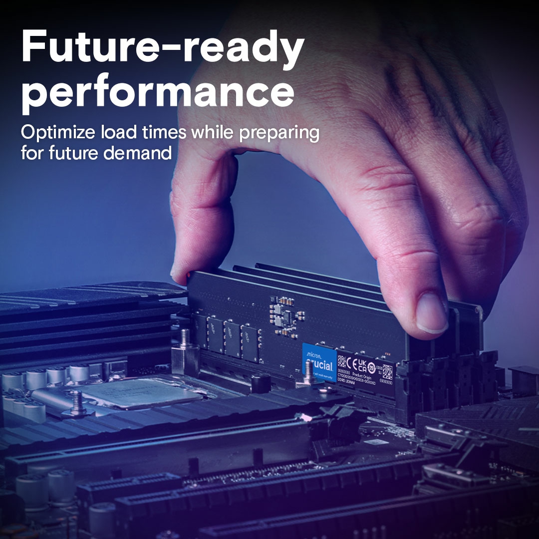Crucial Desktop Memory DDR5 - CT8G48C40U5
