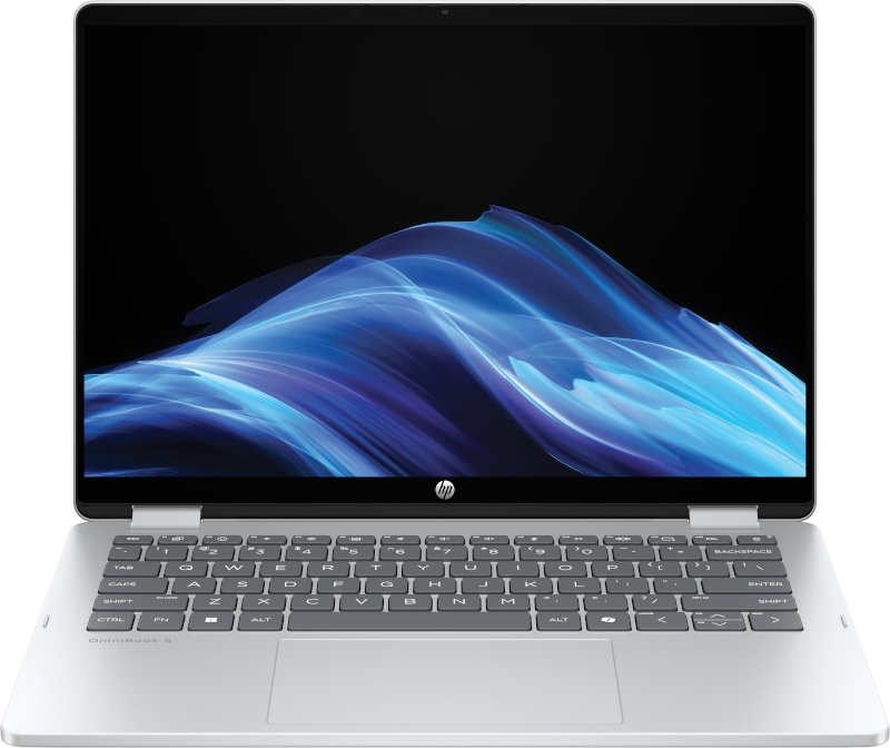 لاب توب اتش بي اومني بوك 5 فليب ‎14-fp0025ne - C53GVE ، معالج انتل كور i5-1334U 14 بوصة ، هارد 512 جيجا بايت SSD ، رام 8 جيجا بايت ، كارت شاشة انتل ايريس XE جرافيكس ،ويندوز 11 - فضي جلاسير