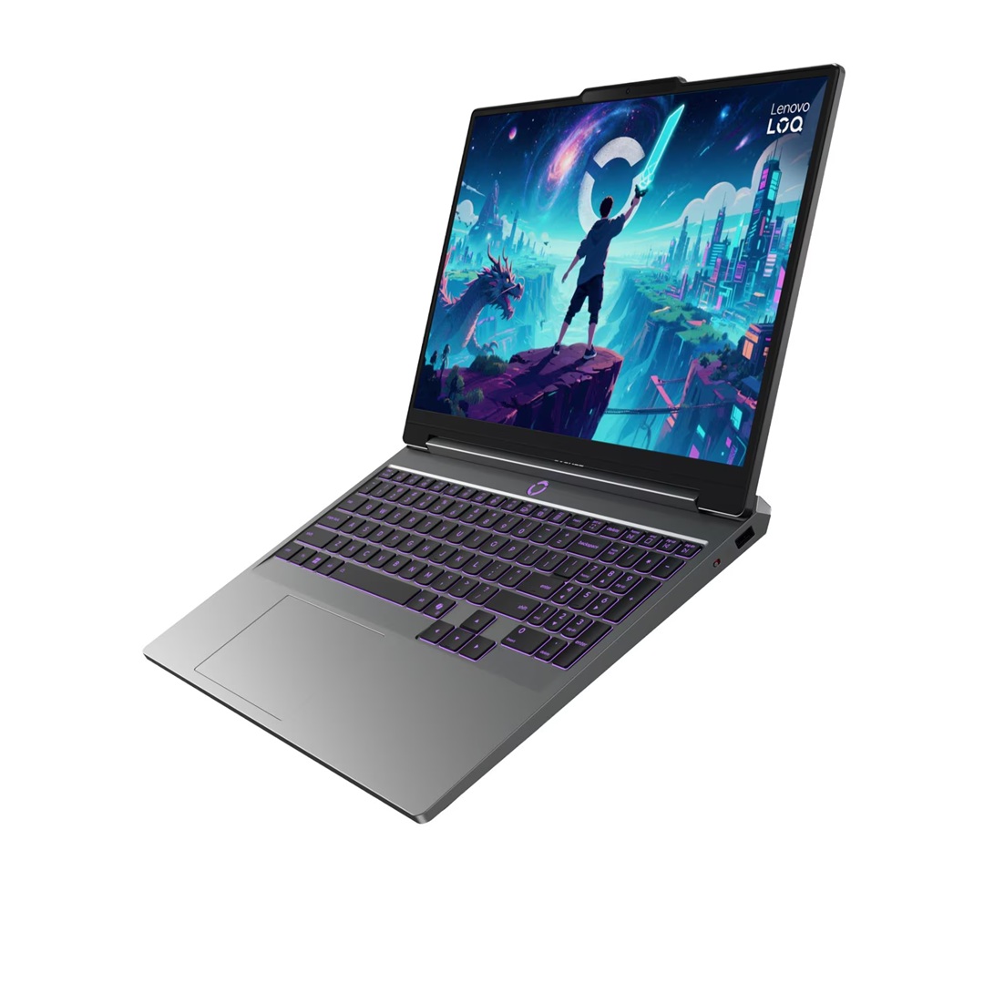 لاب توب جيمنج لينوفو LOQ 15IPH11 ، معالج انتل كور الترا 7 356H 15.3 بوصة ، هارد 512 جيجا بايت SSD ، رام 16 جيجا بايت ، كارت شاشة انفيديا جي فورس RTX 5060 ،ويندوز 11 - رمادي لونا