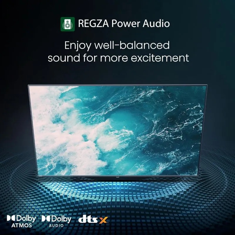 Toshiba 55 Inch Smart TV , 4K UHD QLED Built-In Receiver