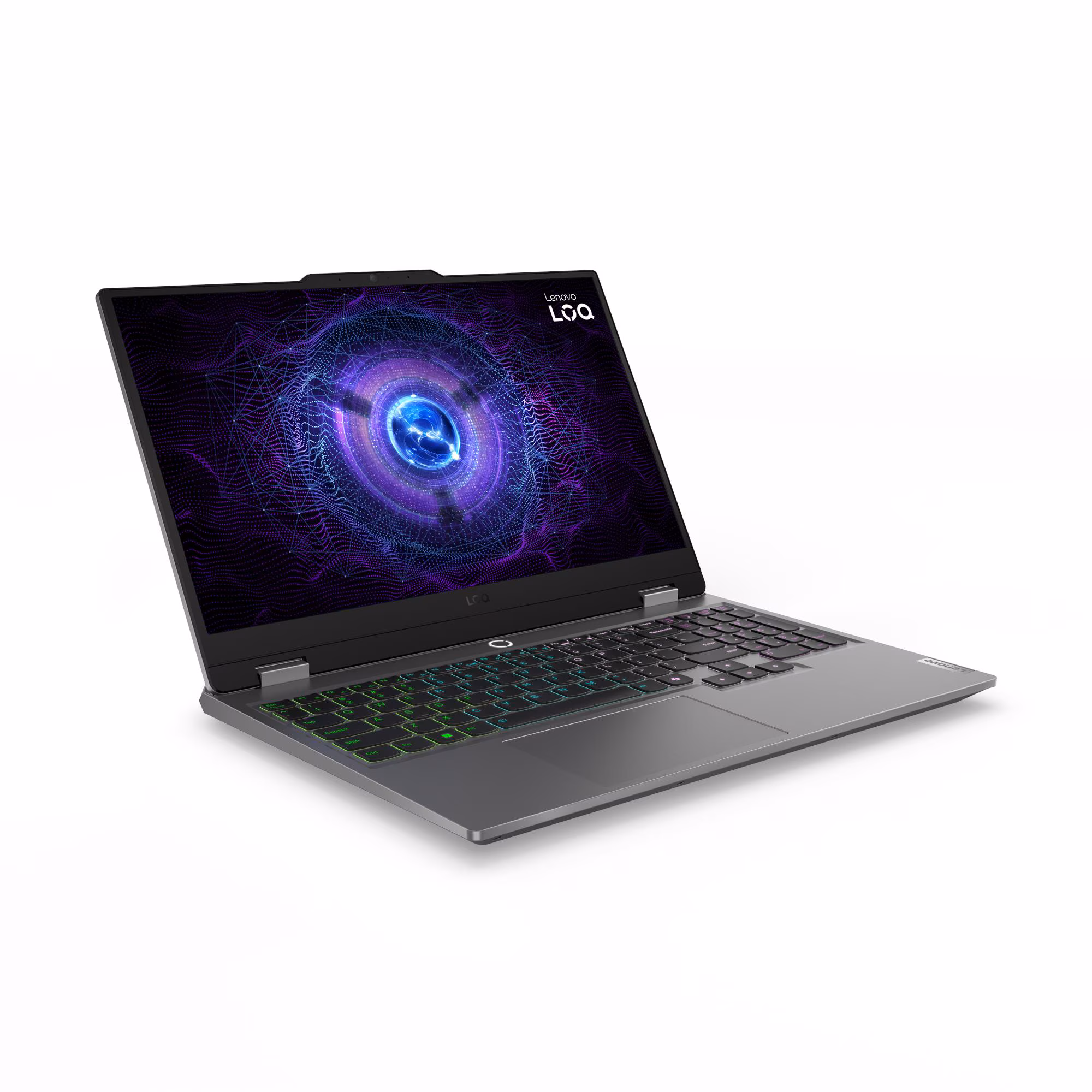 لاب توب لينوفو LOQ 15IRX9 ، معالج انتل كور i7-13650HX 15.6 بوصة ، هارد 512 جيجا بايت SSD ، رام 16 جيجا بايت ، كارت شاشة انفيديا جي فورس RTX 4050 ،فري دوس - رمادي لونا