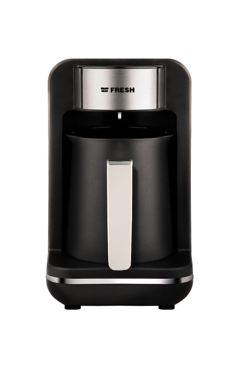 Fresh FCM-TZ-BP Turkish Coffee Maker , 250 milliliter 4 Cups 400 Watt Black - 500018733