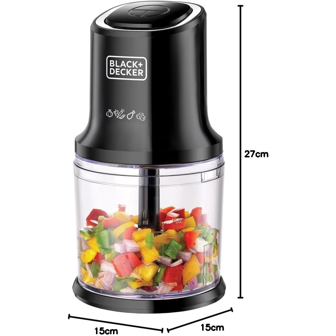 كبة كهرباء بلاك اند ديكر ،شفاف اسود - FC500-B5