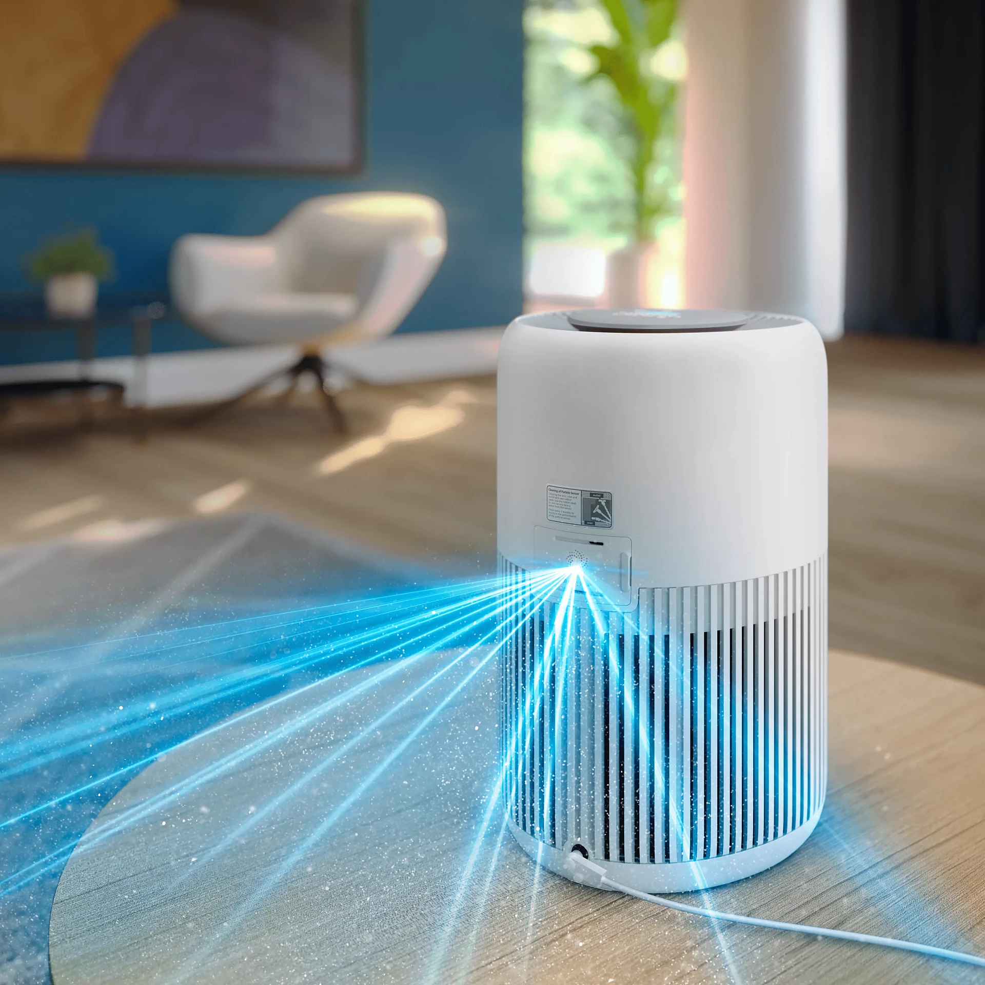 Philips PureProtect Mini 900 Series Smart Air Purifier withHEPA Filter , Arctic White - AC0920/10