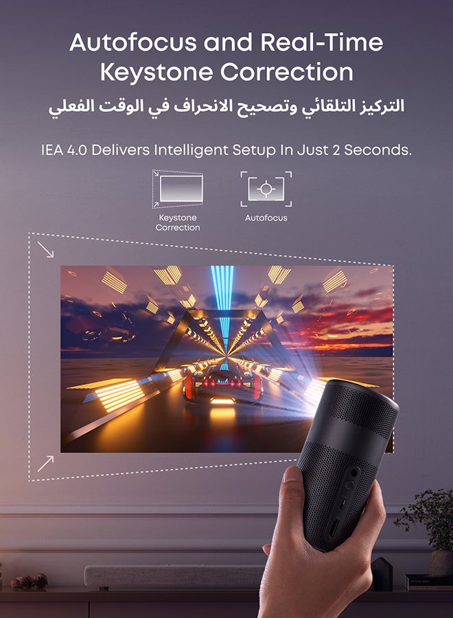بروجكتور DLP نيبولا كابسول اير ، اسود - D4112211