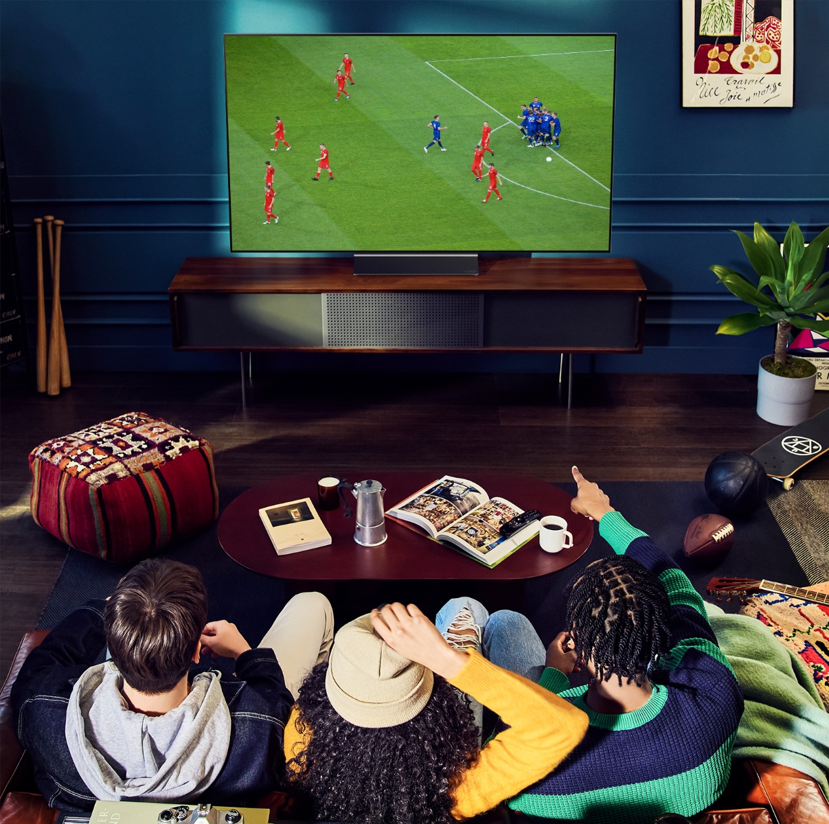 شاشة تلفزيون سمارت ال جي ، مقاس 55 بوصة ، OLED ، دقة 4K UHD ، بريسيفر داخلي - OLEDCS6LA