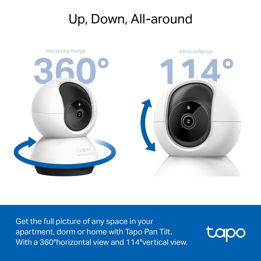 Tp-Link Tapo C220 Indoor Camera , 4 megapixels , White