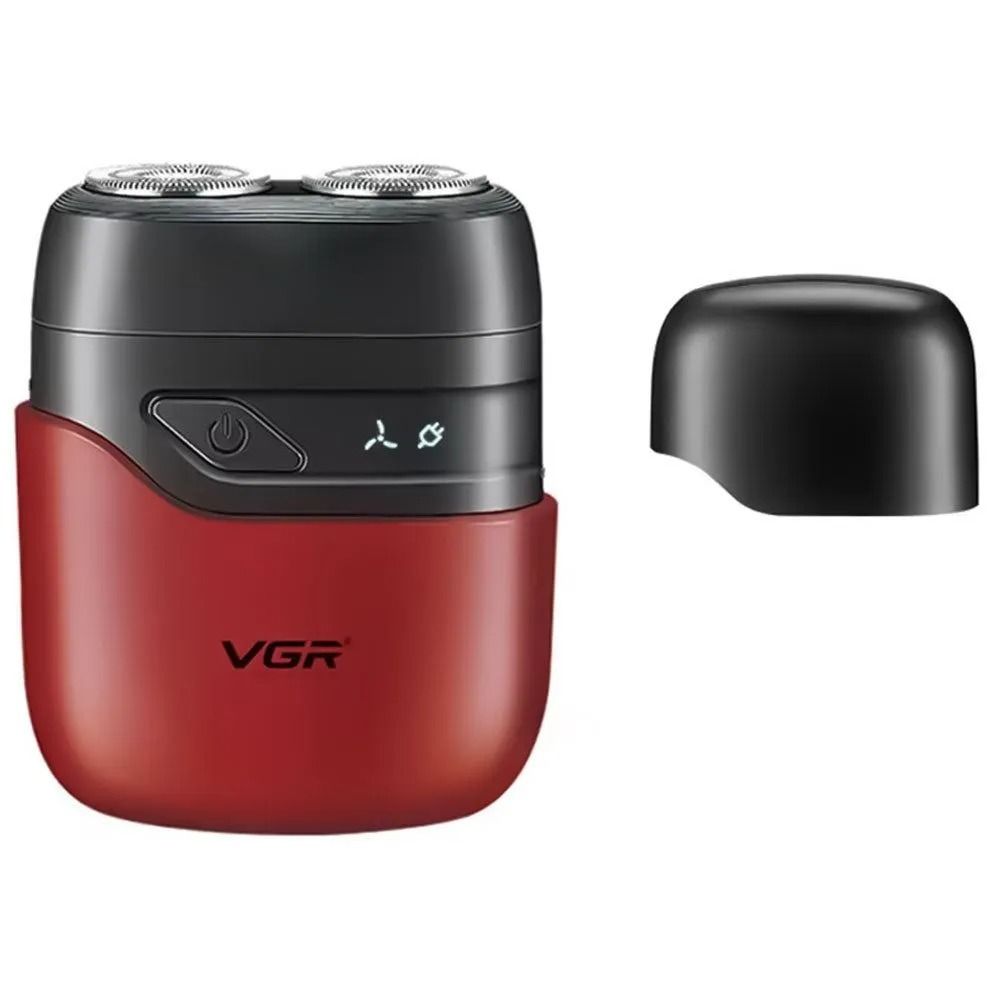 VGR Professional Cordless Foil Shaver Wet & Dry Red Black - V-345