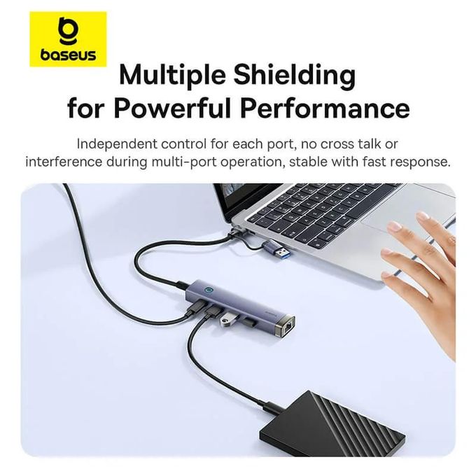موزع USB متعدد المنافذ بيسوس الترا جوي - BS-OH184