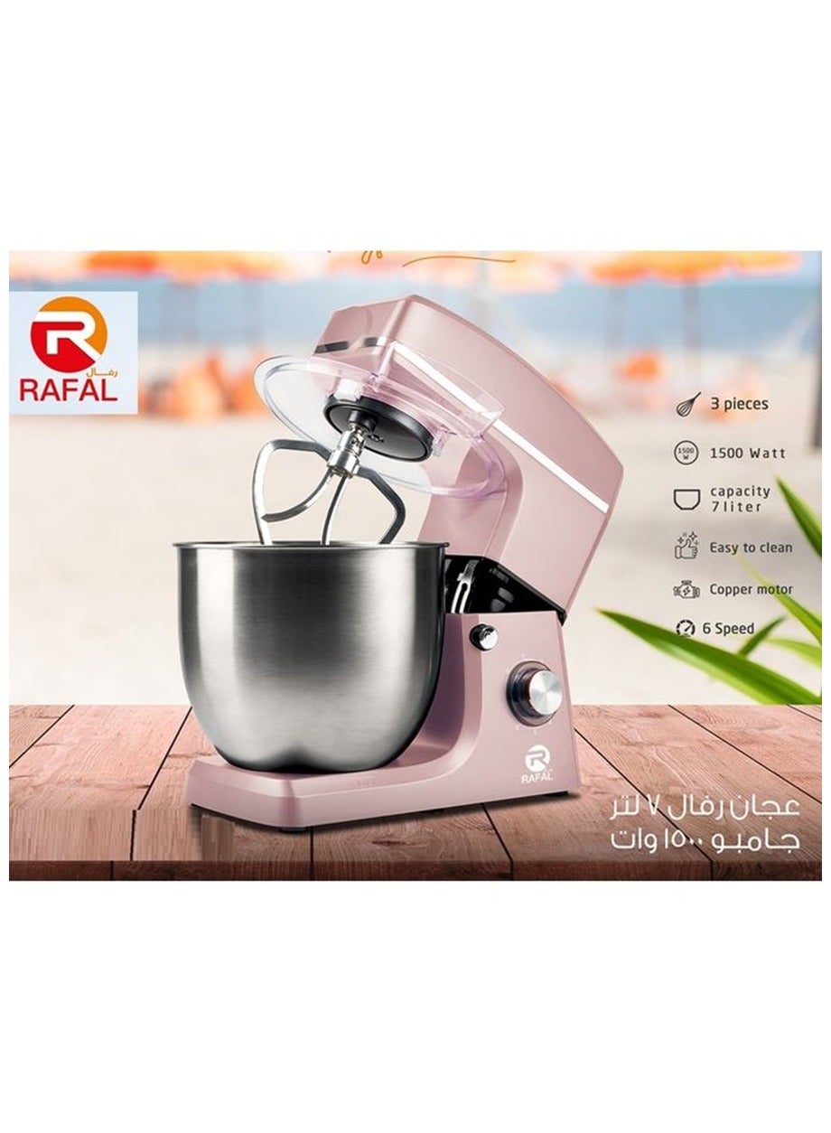 Rafal Stand Mixer 7 Liter Rose Gold - RA0537