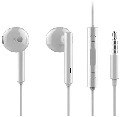 Huawei Wired Earphones with Microphone , White - AM115