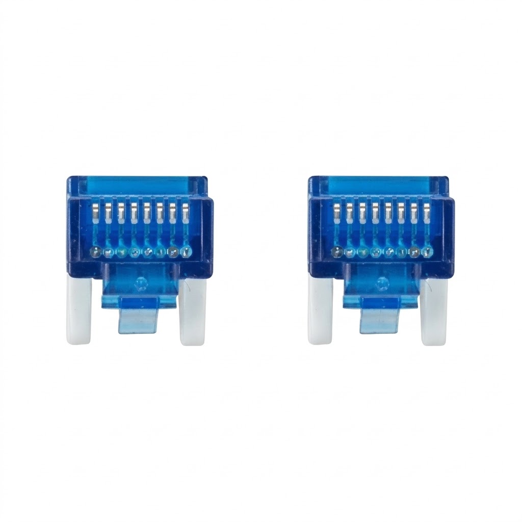 كابل ايثرنت Cat 6 اتش بي ، طول 5 متر ،ابيض وازرق - 2UX29AA