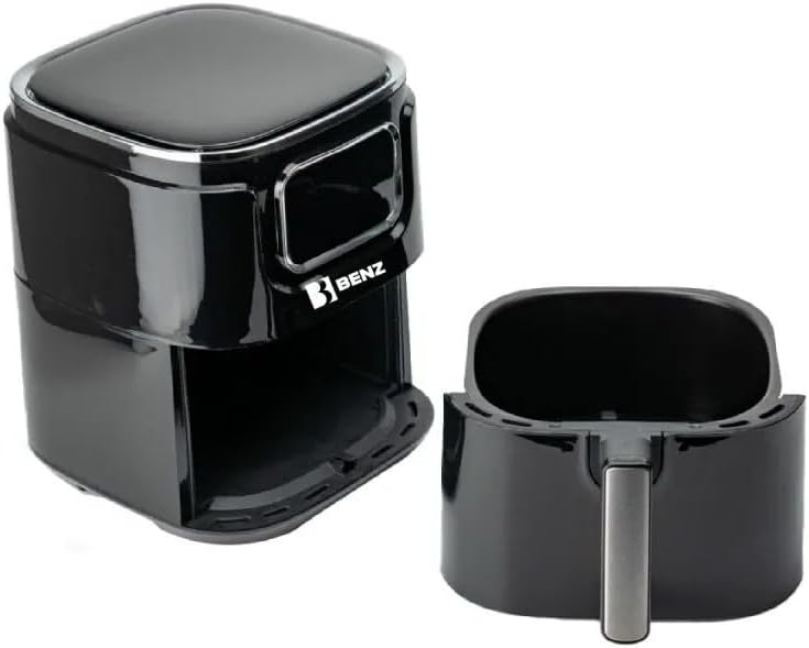 Benz Digital Air Fryer , 5.5 Liter , 1450 Watt Black - BAFB501