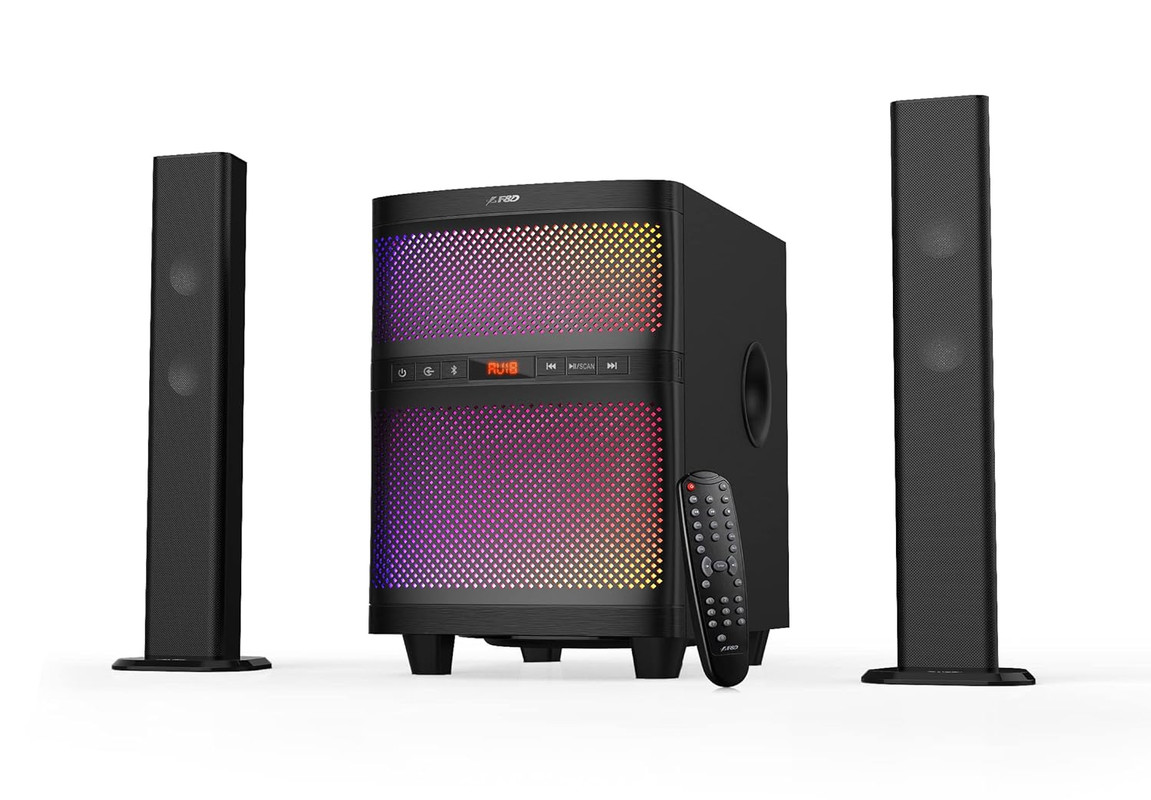 F&D Wireless Subwoofer , 3 Units , Black - T200X