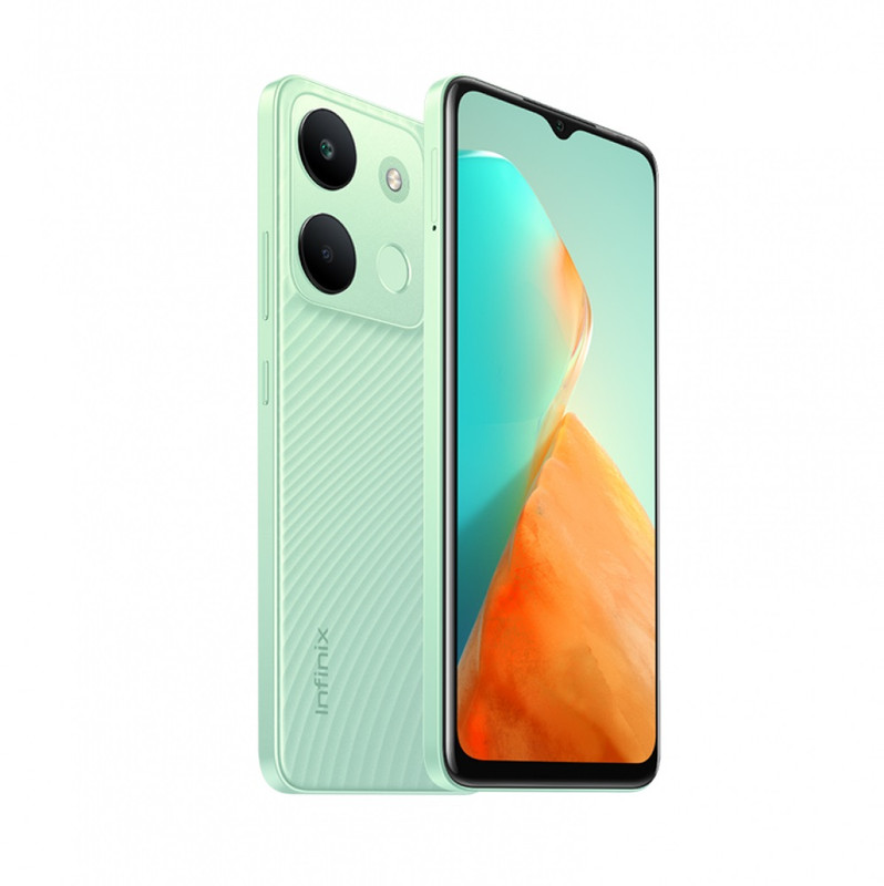 انفنكس سمارت 7 ، سعة 64 جيجا بايت ، رام 4 جيجا بايت ، شبكة 4G LTE ، شريحتين - اخضر كوستال
