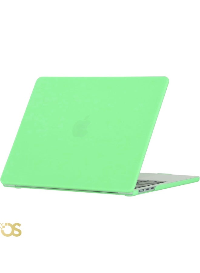Generic Matte Hard Shell Case with Screen Protector for MacBook Air 13.3-inch (models A1932, A2179, A2337) , Mint Green
