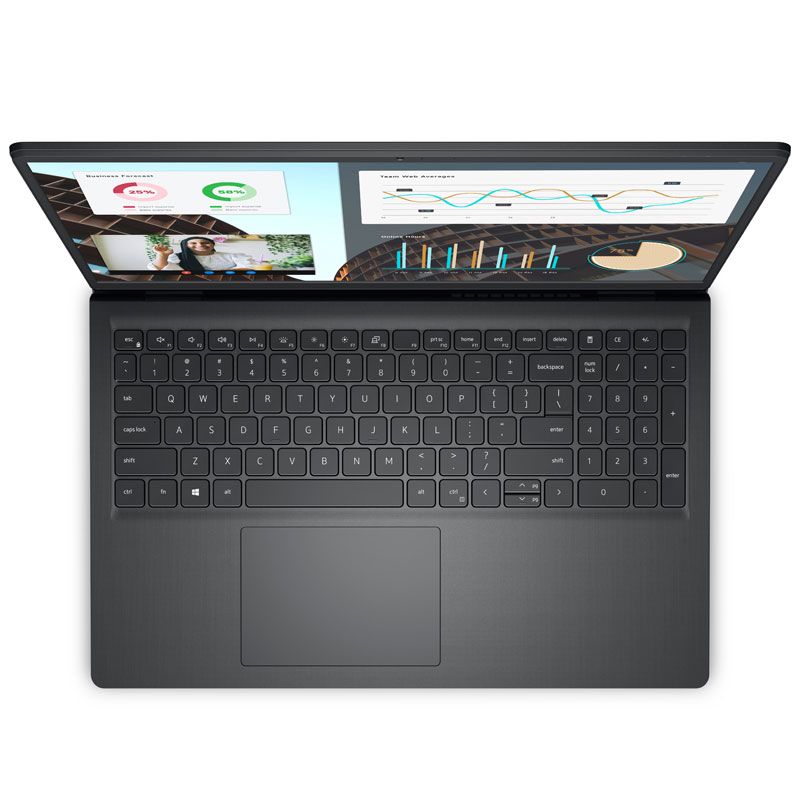 لاب توب ديل فوسترو 15-3530 ، معالج انتل كور i7-1355U 15.6 بوصة ، هارد 512 جيجا بايت SSD ، رام 8 جيجا بايت ، كارت شاشة انتل UHD جرافيكس ،فري دوس - اسود كربون