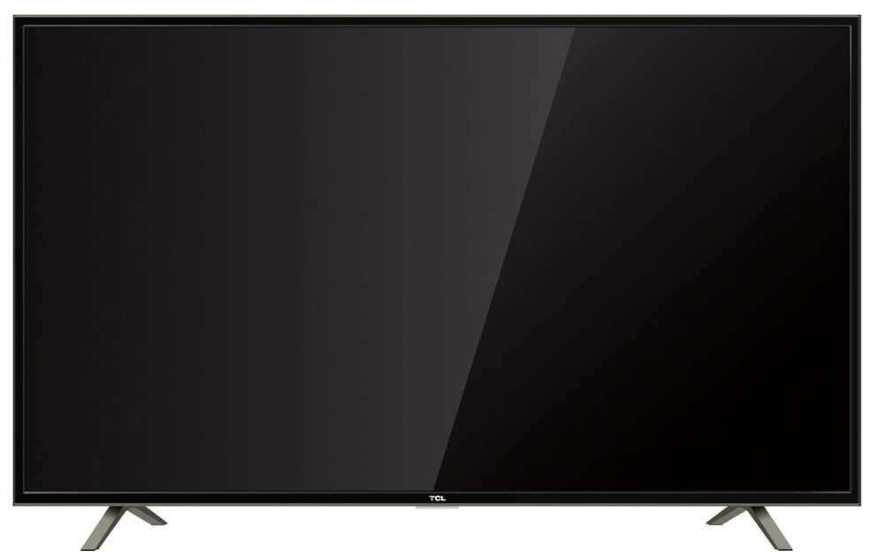 شاشة تلفزيون سمارت تي سي ال ، مقاس 55 بوصة ، ليد ، دقة 4K UHD ، بريسيفر داخلي