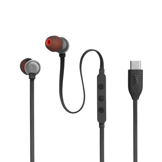 Jbl Tune 310C Wired Earphones , EQ Presets , Black - JBLT310C