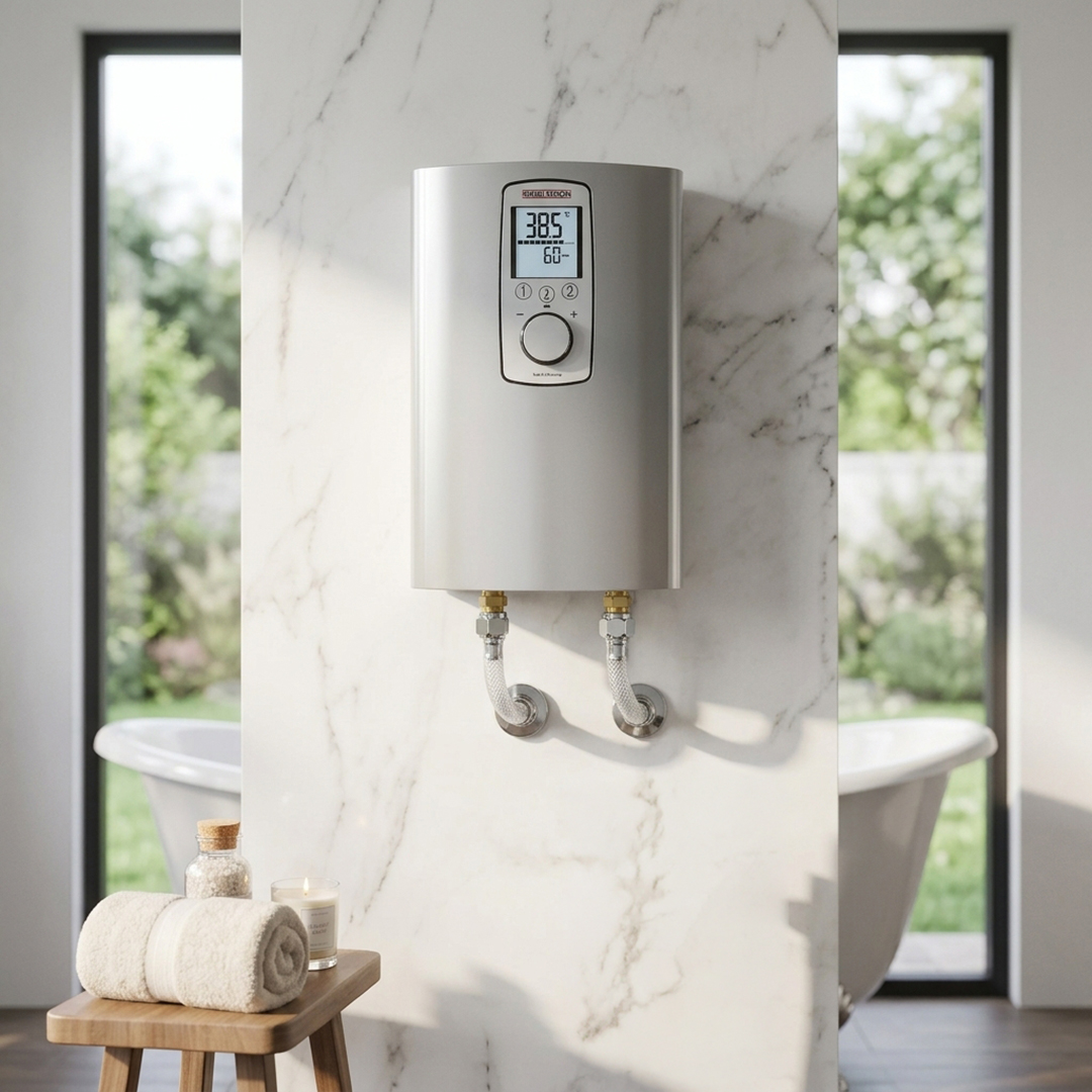 Stiebel Eltron DCE-X Premium Digital Instant Water Heater , 10 Kilowatt Silver - DCE-X 10/12 Premium