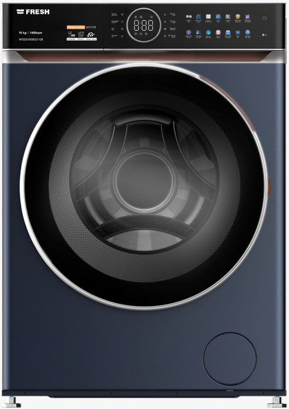 غسالة فول اتوماتيك فريش W10DD1458G2-OB ، سعة 10 كجم ، ازرق