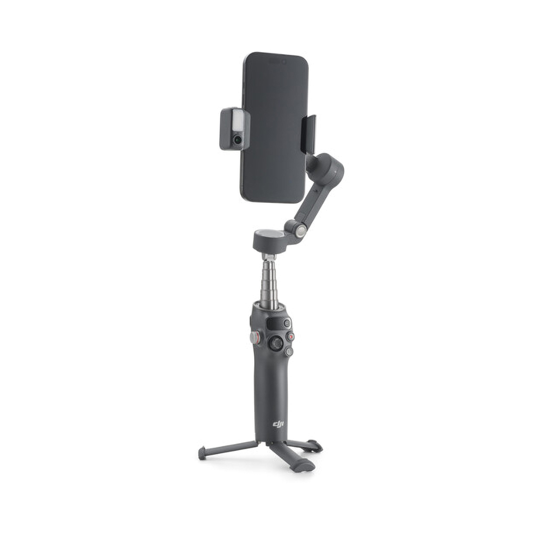 جيمبال للموبايل دي جيه اي اوزمو موبايل 8 لموبايلات سمارت بعرض يصل إلى 3.3 بوصة ،اسود - DJI-ZM800