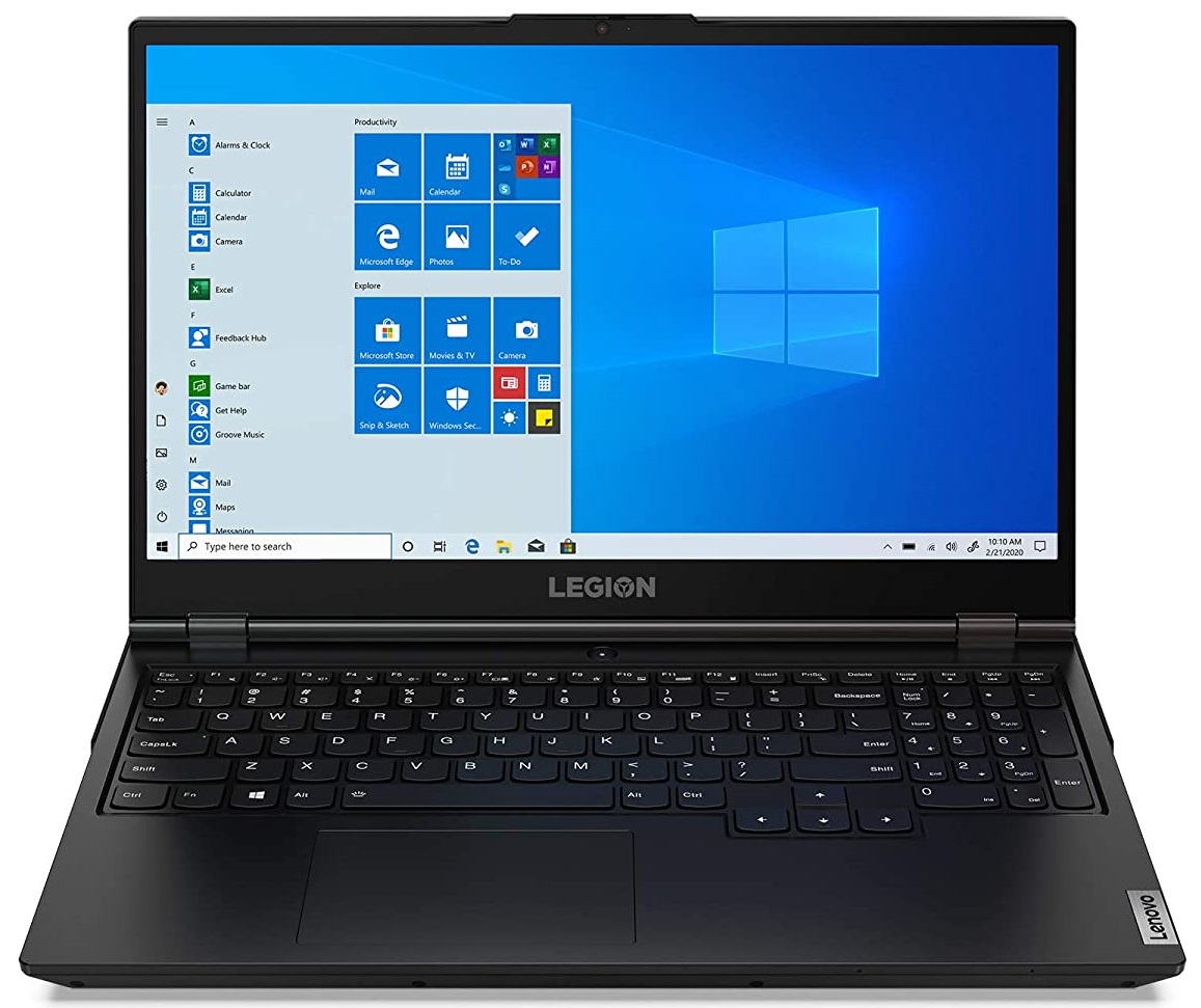 لاب توب لينوفو ليجن 5 - 15IMH05H ، معالج انتل كور i7-10750H 15.6 بوصة ، هارد 1 تيرا بايت SSD ، رام 16 جيجا بايت ، كارت شاشة انفيديا جي فورس GTX 1660 Ti ،ويندوز 10 - اسود